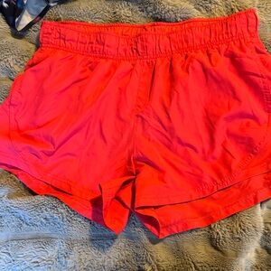 Athletic Works Women's Vibrant Red Athletic Shorts